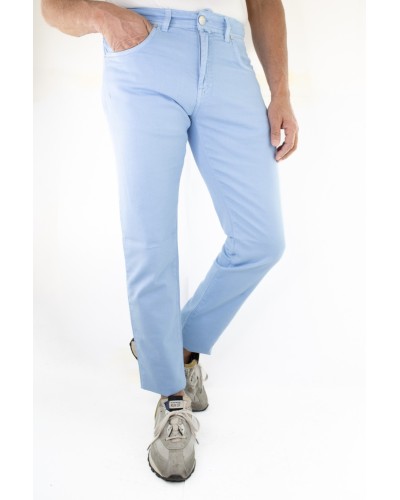 Pantalone 5 tasche Tokyo- Celeste