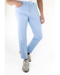 Pantalone 5 tasche Tokyo- Celeste