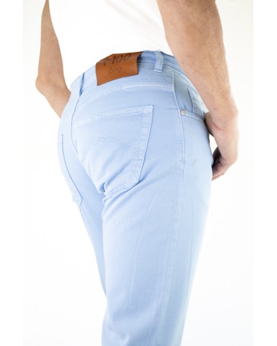 Pantalone 5 tasche Tokyo- Celeste
